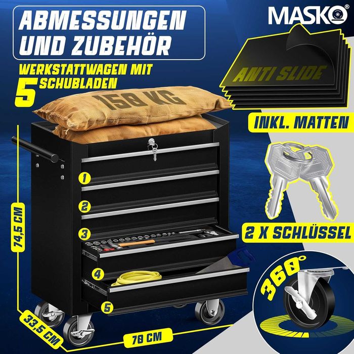 Carro ferramentas vazio NOVO