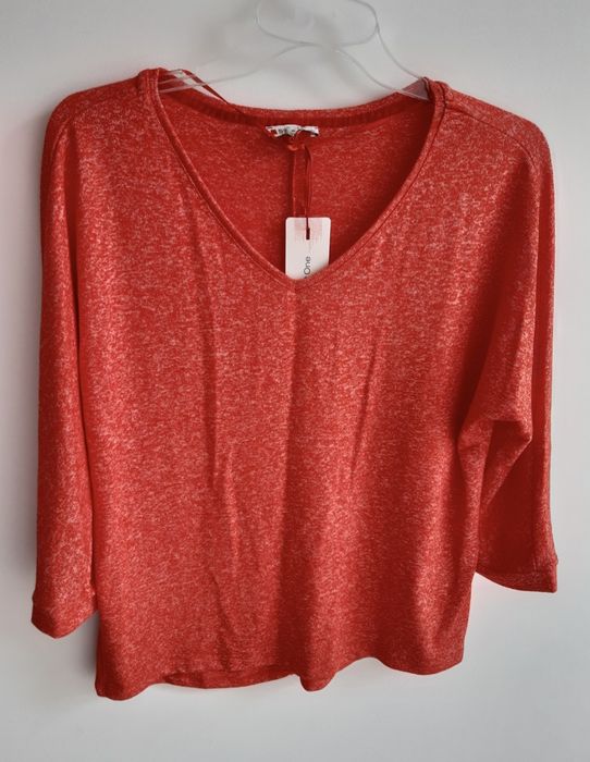 Sweter damski malinowy Street One 38