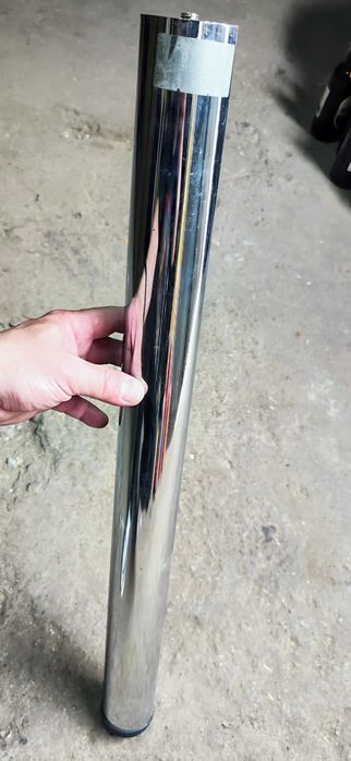 Ножка опора круглая  стула стола труба нержавейка