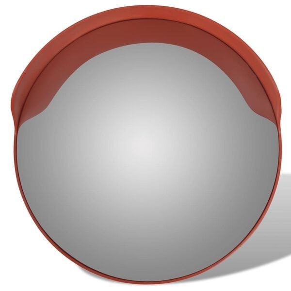 NOVO -  Espelho de trânsito para exterior 60 cm policarbonato laranja