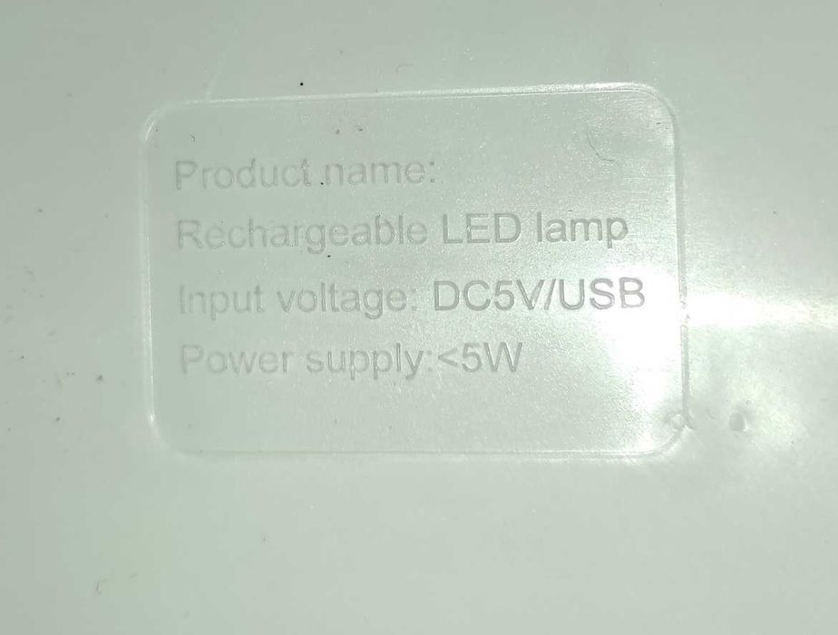 Акумуляторна настільна світлодіодна лампа "Гусяча шия" 3 режи