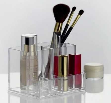 DOBRY PREZENT na kosmetyki szminki pędzle ORGANIZER SMUKEE