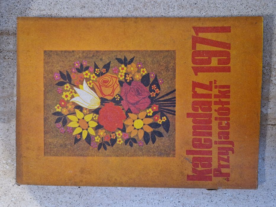 Kalendarz przyjaciółki rok 1971