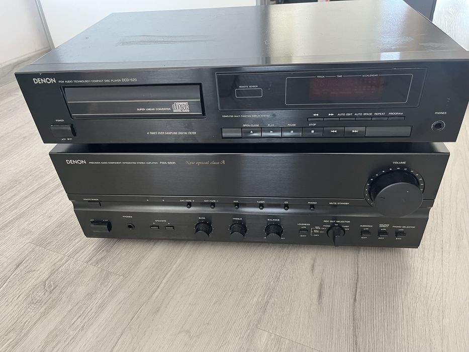 DENON PMA-880R  wzmacniacz,  Denon DCD-520 odtwarzacz CD