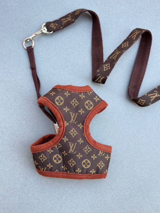 шлейка повідок амуніція для собак Gucci Louis Vuitton LV