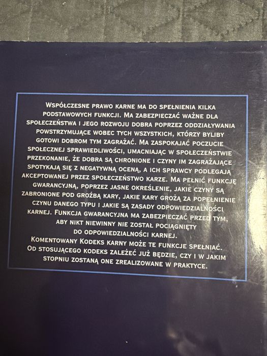 Kodeks karny część ogólna komentarz art 1-116kk Zoll