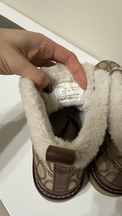 Зимові черевики coach