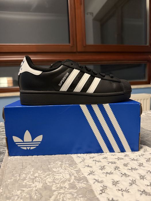 Adidas Superstar II JH9977, czarne, rozmiar 37 1/3, nowe