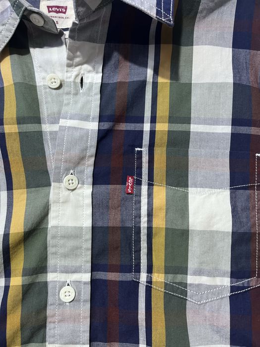 Levi's koszula w kratę bawełniana S stan bardzo dobry