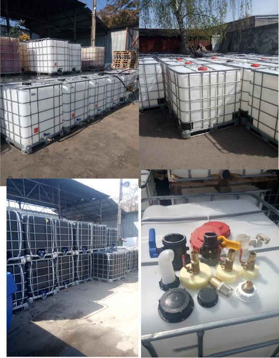 Еврокуб бочка НОВАЯ мини ЗАПРАВКА капельный полив,септик емкость 1000