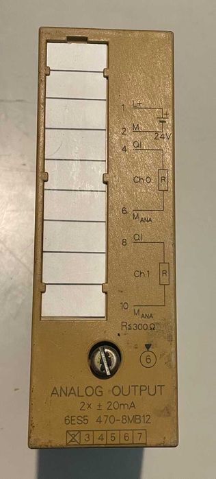 Carta saídas analógicas para PLC Siemens S5