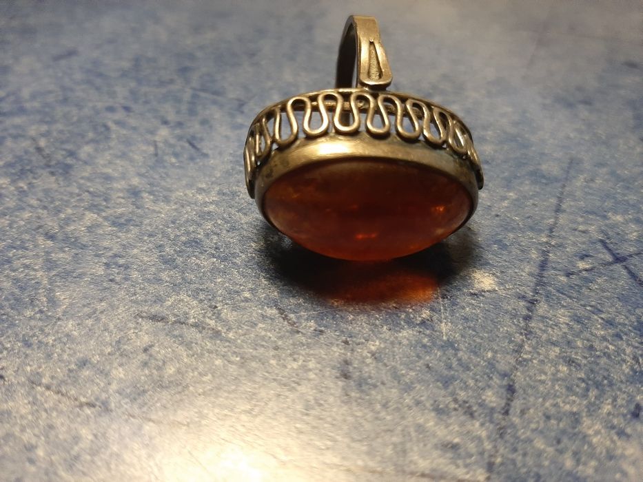 Pierścionek biżuteria stara antyk prl kolekcja kamień