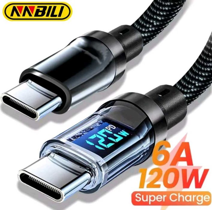 Якісні,Брендові, USB кабелі швидкої зарядки:NNBILI С-С,Toocki A-C,3in1