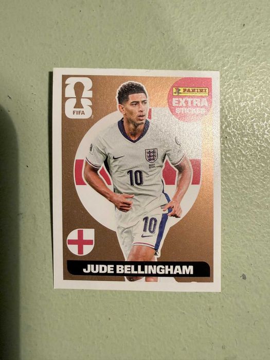 Jude Bellingham EXTRA STICKER Gold - Panini Mundial 2026 - NOVO