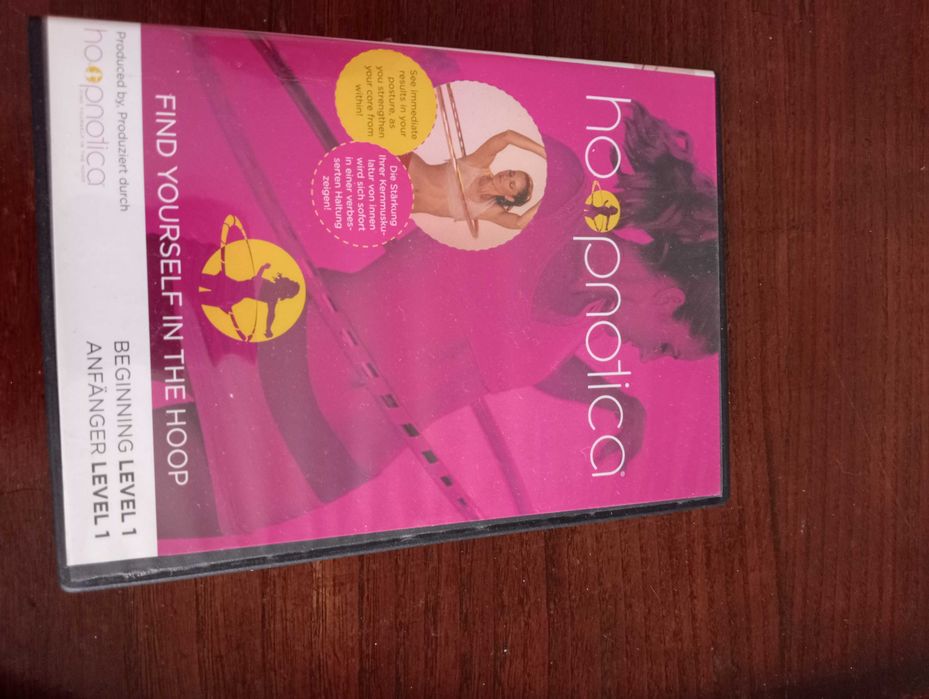 Bambolê Fitness Portátil Hoopnotica (Travel Hoop) + DVD Treino