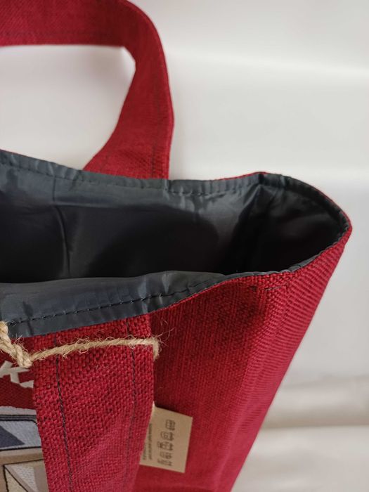 Torba zakupowa, shopper z haftem przyczepy Niewiadów N126