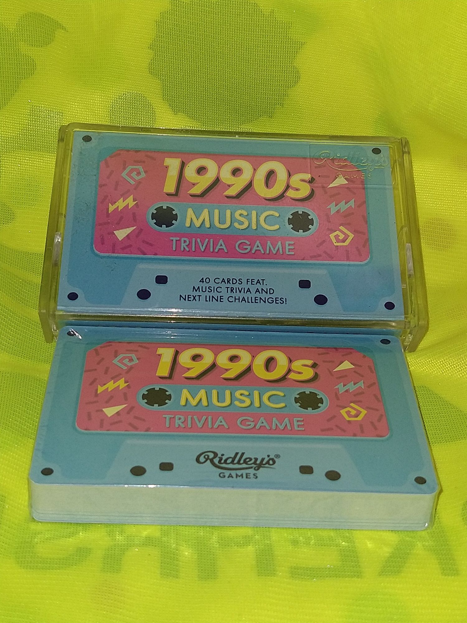 1990 Music Trivia Game-Gra Karciana po AngielskuRidley's Games