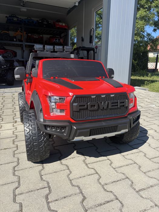 Jeep Raptor F150 4x4 Auto Na Akumulator 12Ah Pilot Koła Eva Skóra