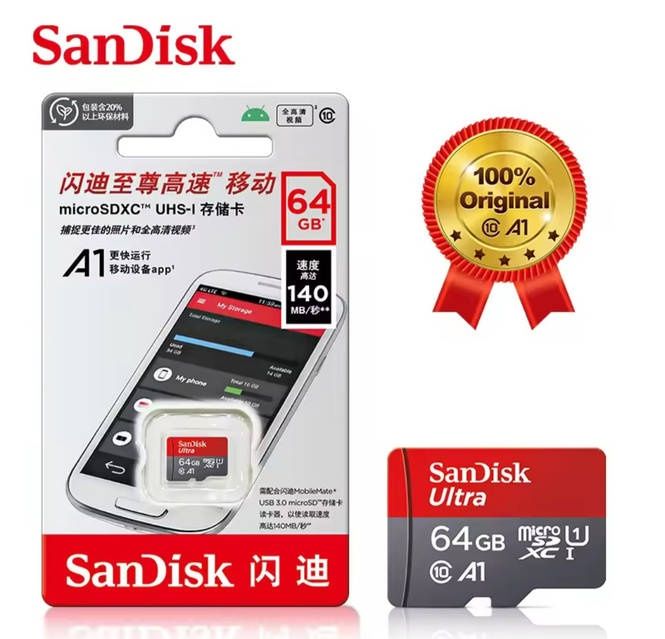 Карта пам'яті SanDisk Ultra 64GB Class 10 UHS-I