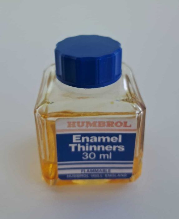 Antigo e Raro Frasco de Diluente de Esmalte HUMBROL