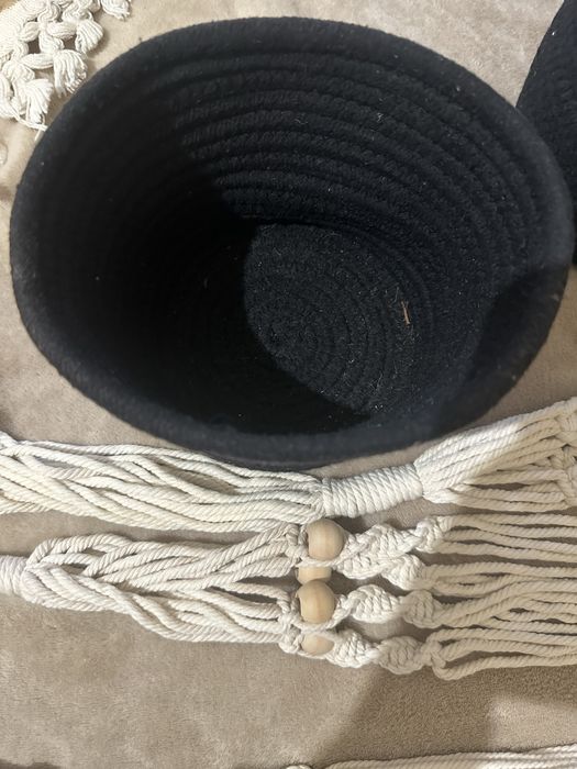 Floreiras com suspensão Macramé