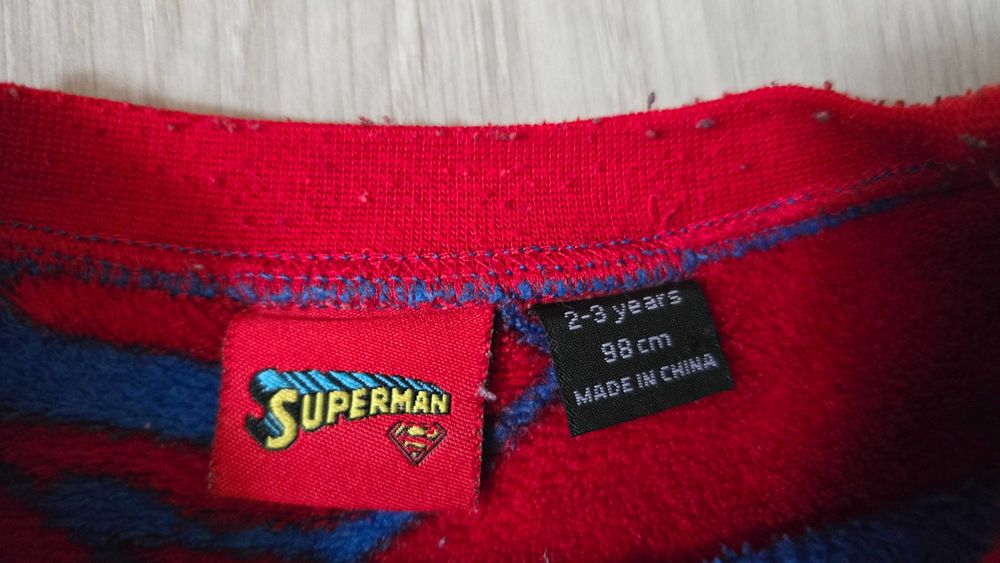 Piżama dla chłopca Superman 98