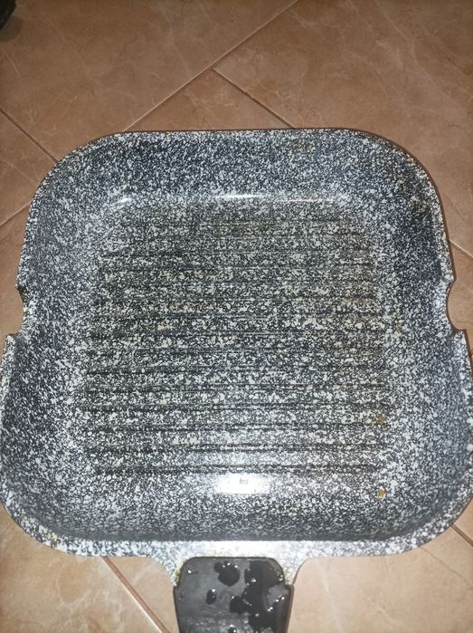 Сковорідка, керамічний посуд, сковорідка гриль