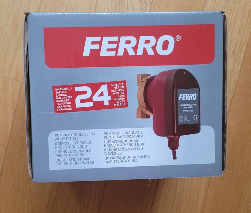 Ferro - Pompa cyrkulacyjna wody pitnej typ CP15-1.5