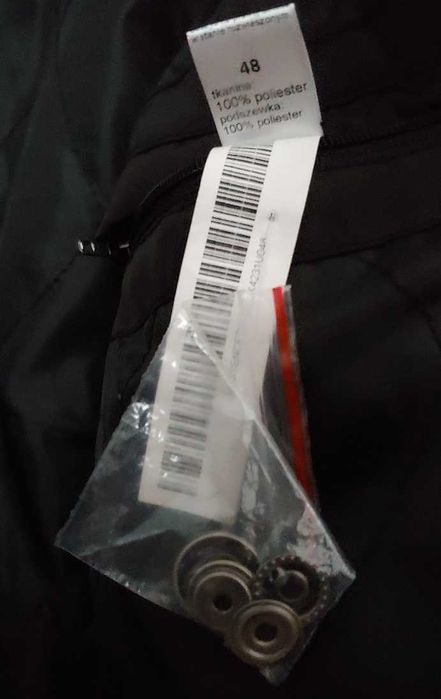 Vistula Vesari granat pikowana przejściówka z brązowymi wstawkami 48/M