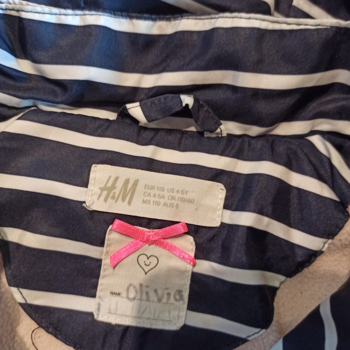 Cienka kurtka w paski H&M 110