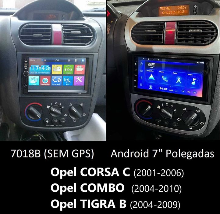 Rádio 2DIN OPEL • Astra • Corsa • Vectra • Zafira • Meriva • Android