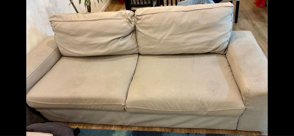 sofa ikea cinza