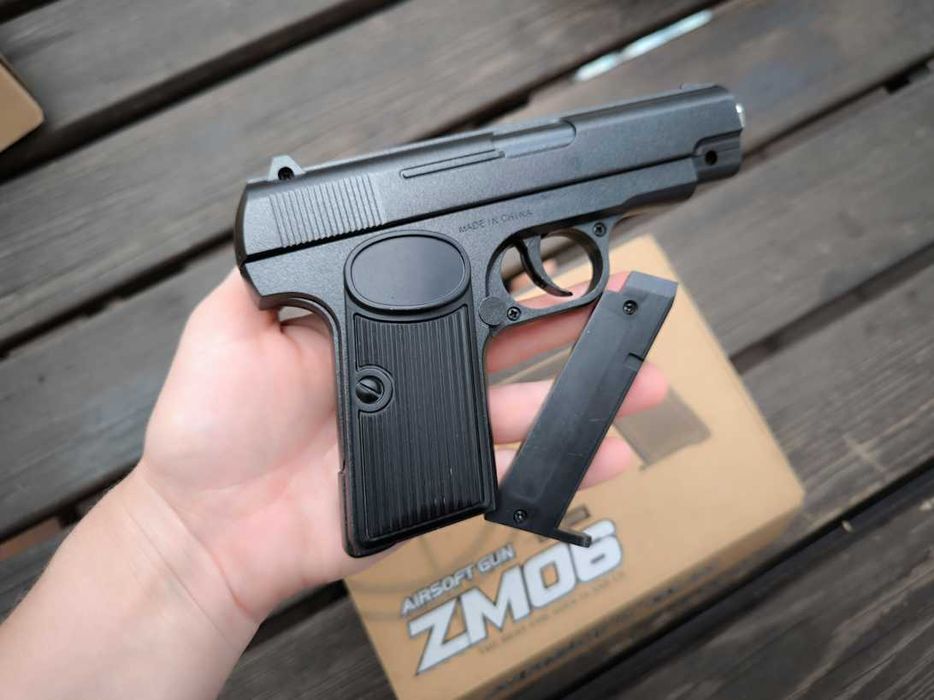 Пістолет дитячий ZM06 від Cyma іграшковий дитячий 6 мм кулі