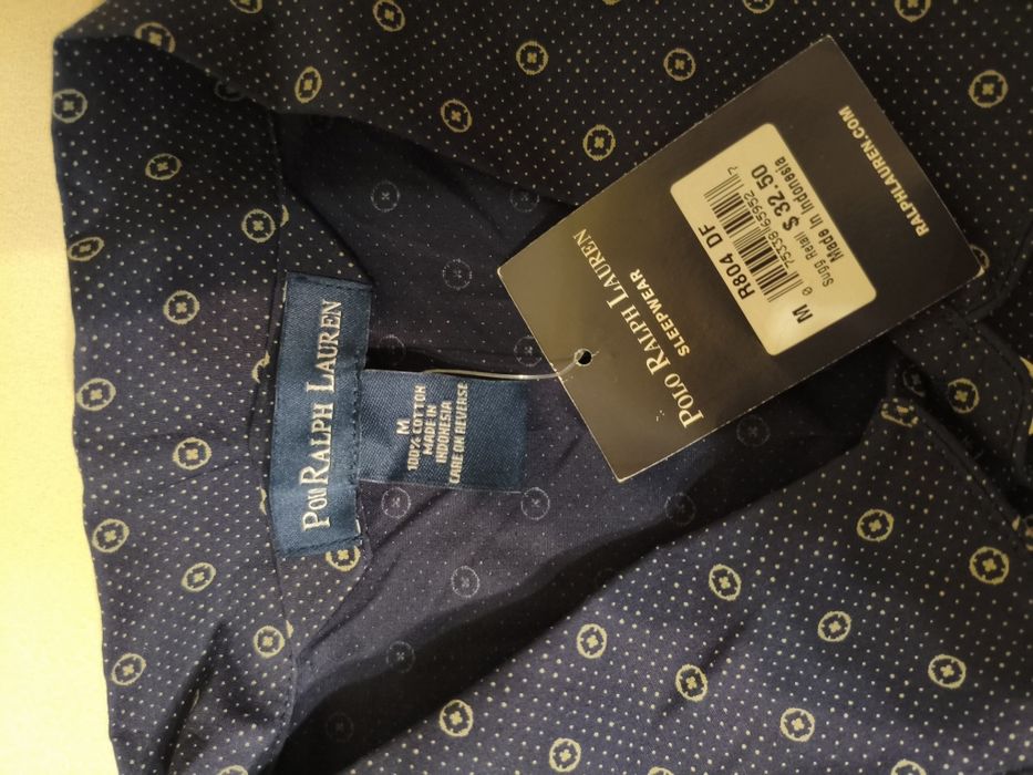 Новая фирменная пижамная рубашка. Ralph Lauren.