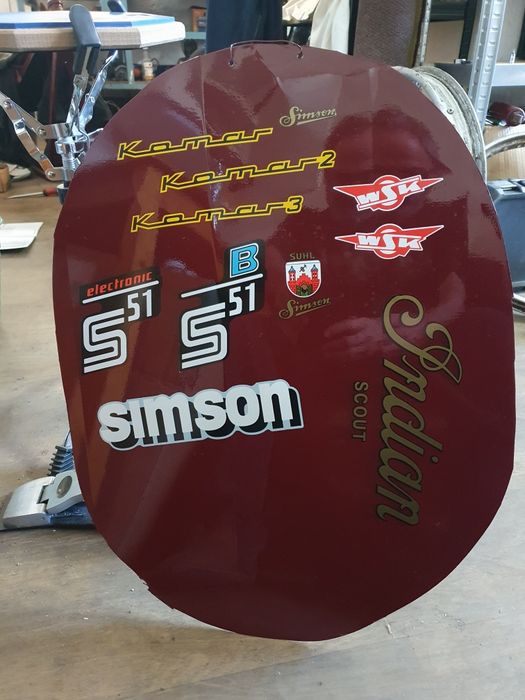 Simson sr2 kalkomania wodna