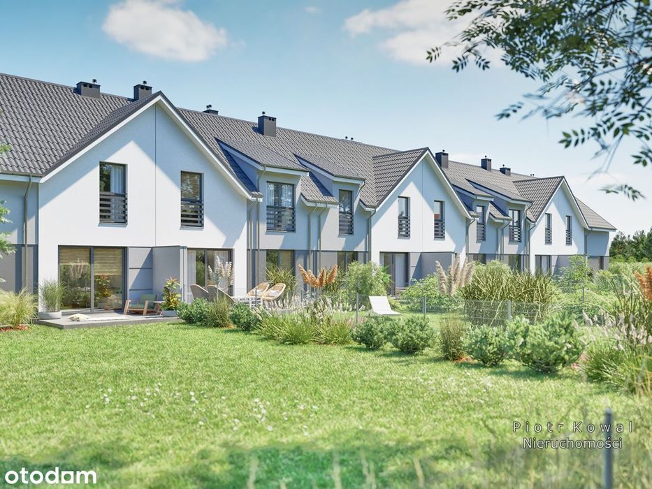 REZERWACJA 3 pok.- 58 m2 - z ogródkiem - przy lesie - 2 m-ca park.