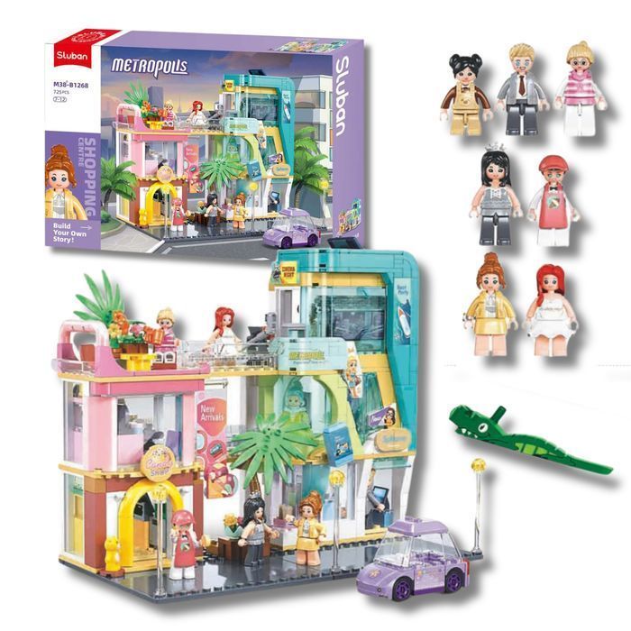 Klocki Sluban B1268 Centrum Handlowe Metropolis 725 El.