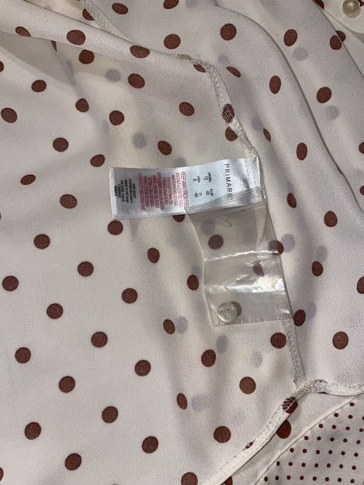 Koszula z długim rękawem w grochy