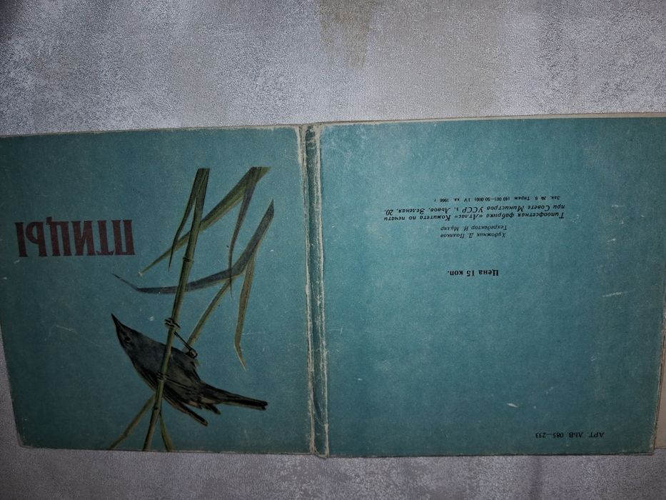 Птицы книжка-раскладка