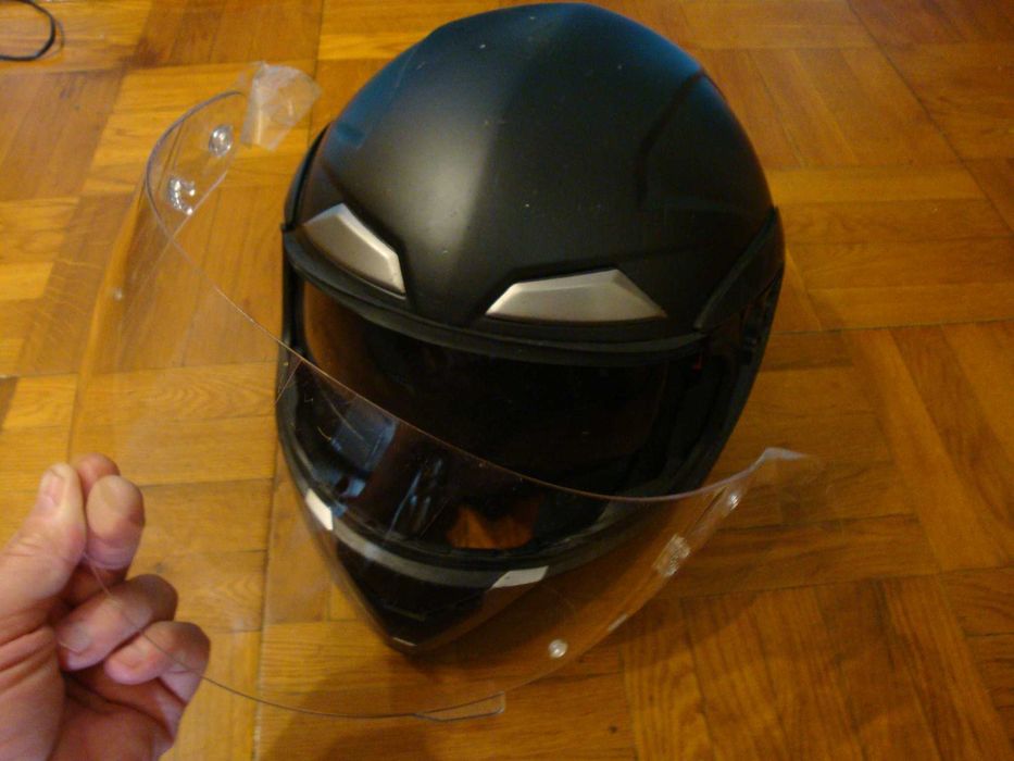 МотоШлем NEXO (ДЕФЕКТ) c двумя визорами , размер M-L (56-58 см)