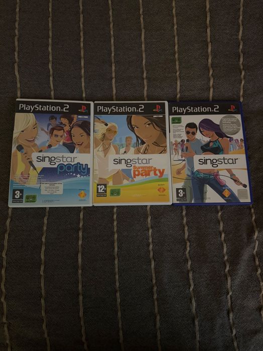 Jogos Singstar para PlayStation 2 (PS2)