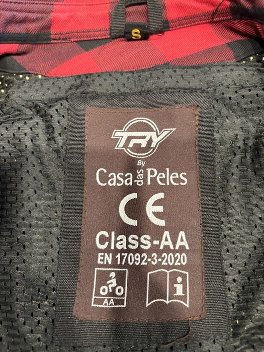 Casaco motard com proteções