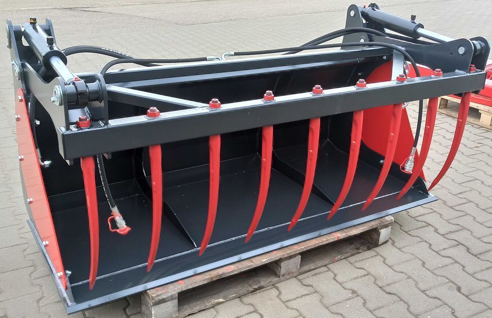 Łycho-krokodyl Metal-Technik zęby wkręcane | szerokość 140–240 cm