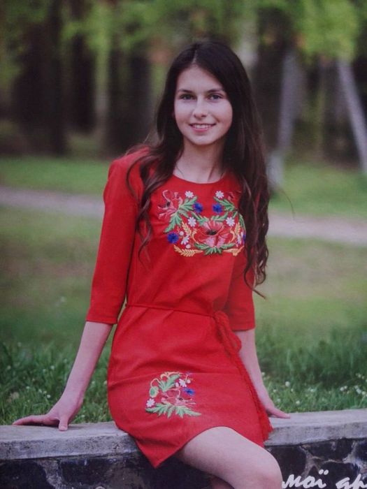 Вишита святкова сукня
