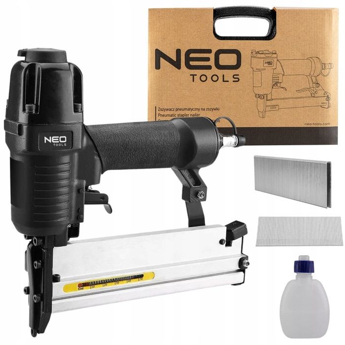 Taker Pneumatyczny Zszywacz Gwoździarka + Okulary