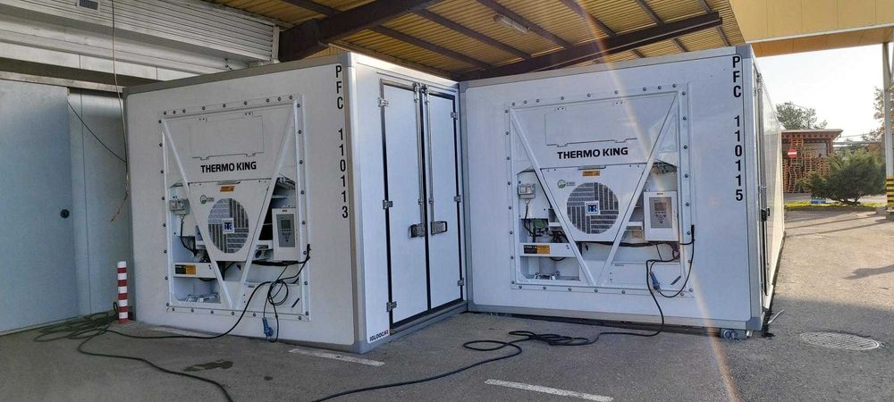 Nowość, kontener chłodnia/mroźnia 13960x3250x2860mm, 107,3m3 39europal