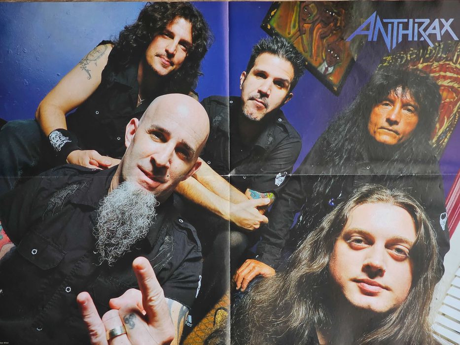 Plakat ANTHRAX z 2016 r. - Format A2 (ok. 55 x 40 cm) - NOWY!