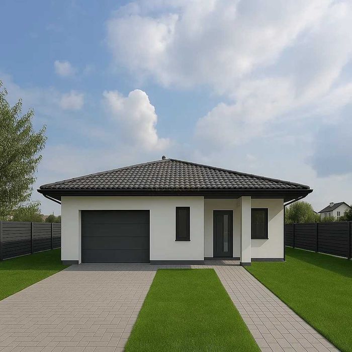 Продається одноповерховий особняк, з гаражем та власним подвірям