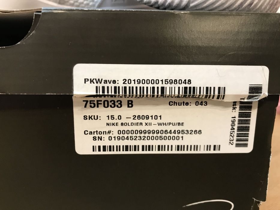 NIKE LEBRON SOLDIER XII  (15US) баскетбольні кросівки