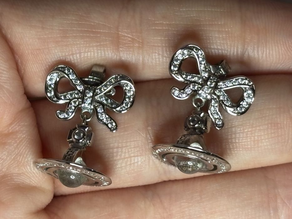 Vivienne Westwood Octavie kolczyki srebrne